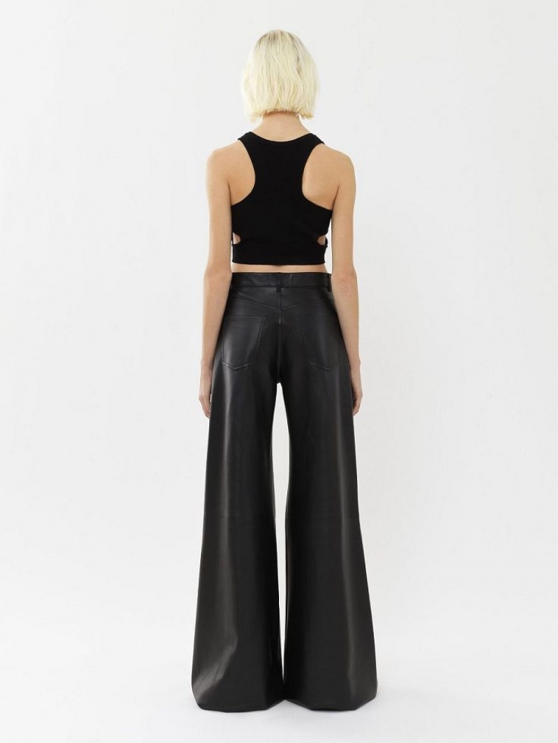 Najfatalniejszy Chloe Cropped Czarne | CHE-SR13882