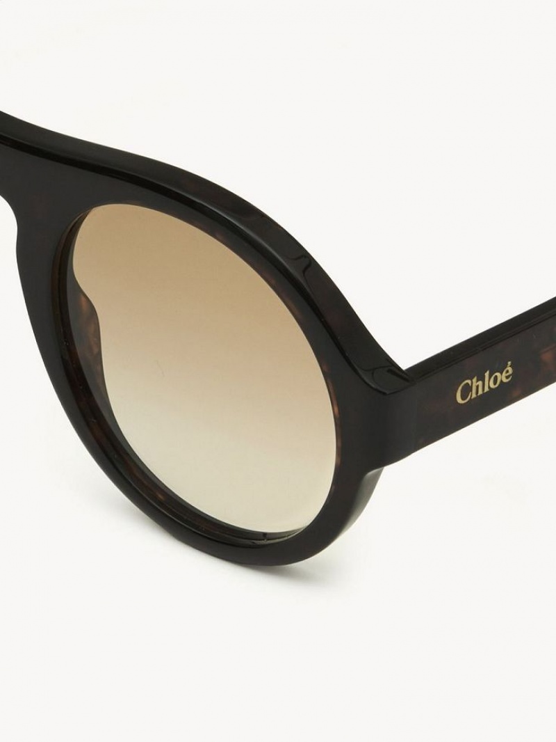 Okulary Przeciwsłoneczne Chloe Gayia Czarne | CHE-SR14572