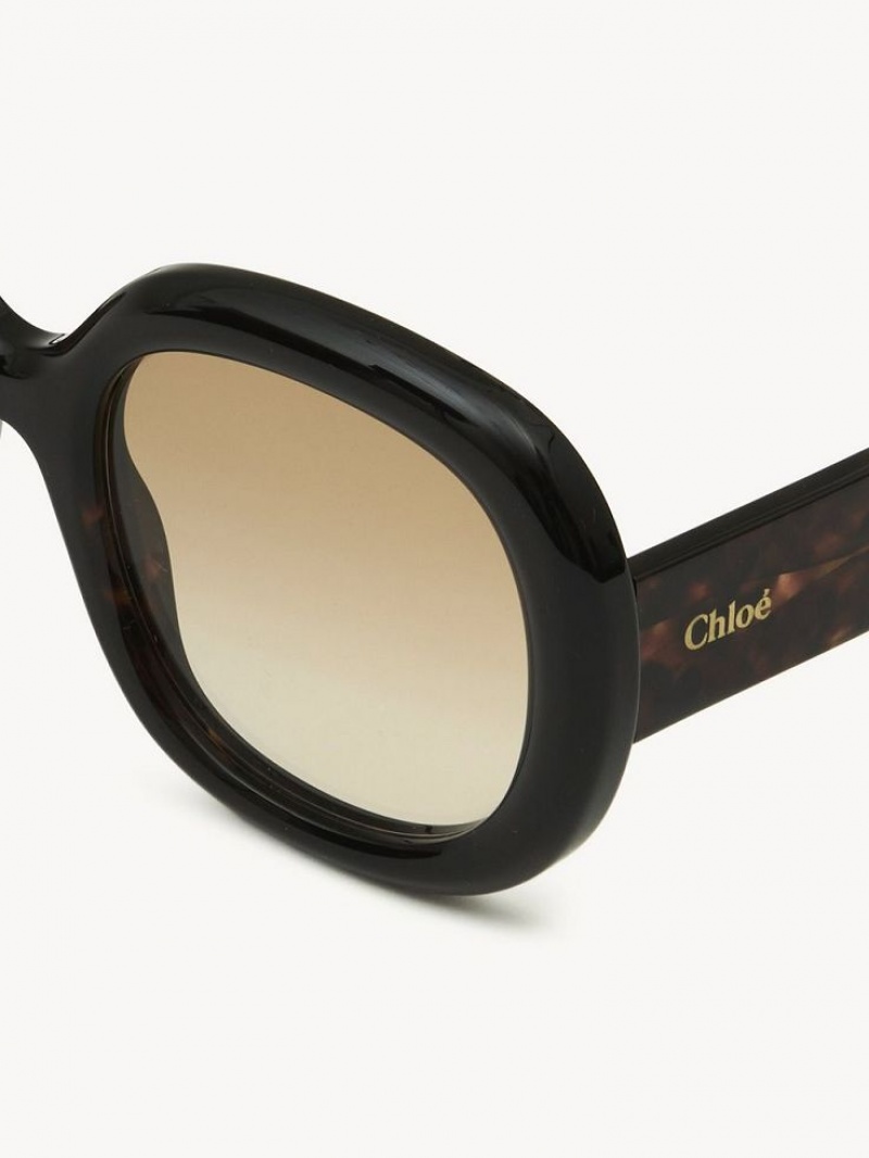 Okulary Przeciwsłoneczne Chloe Gayia Czarne | CHE-SR14574