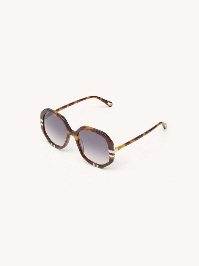 Okulary Przeciwsłoneczne Chloe West Small Niebieskie | CHE-SR14517