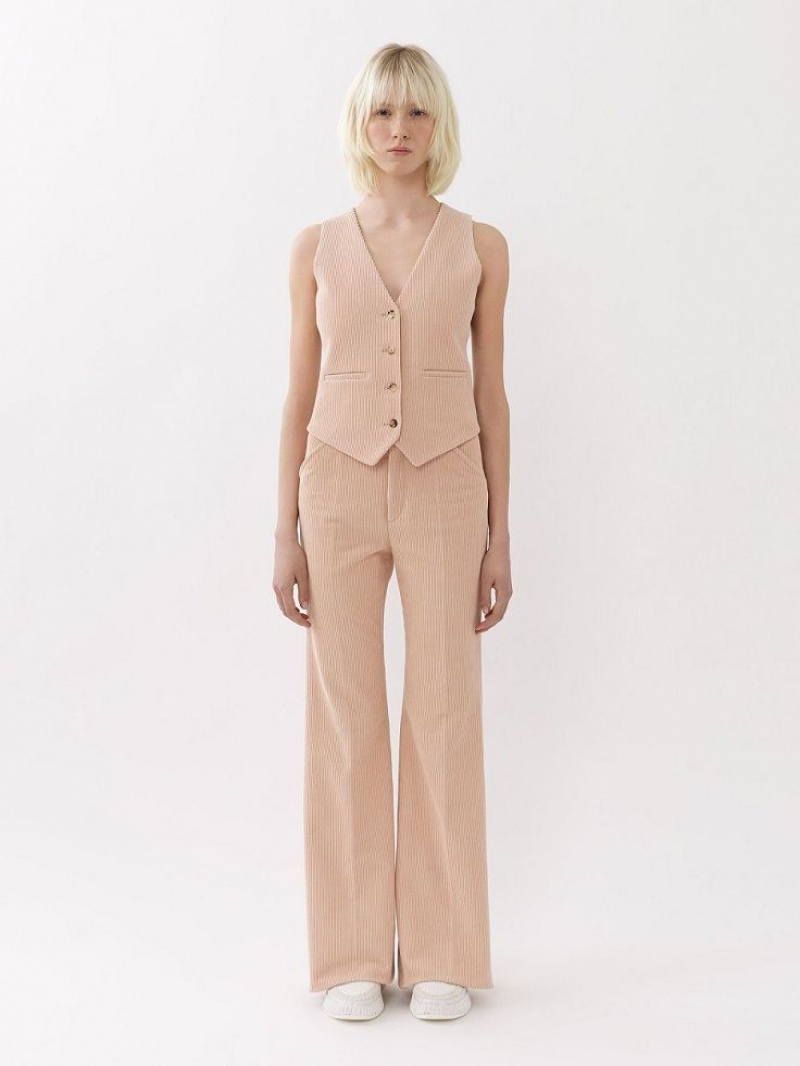 Spodnie Chloe Tailored Różowe | CHE-SR14005