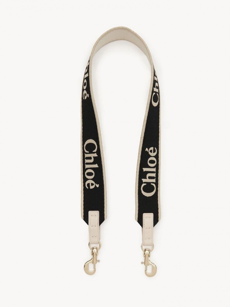 Strap Chloe Paskiem Czarne Beżowe | CHE-SR13764