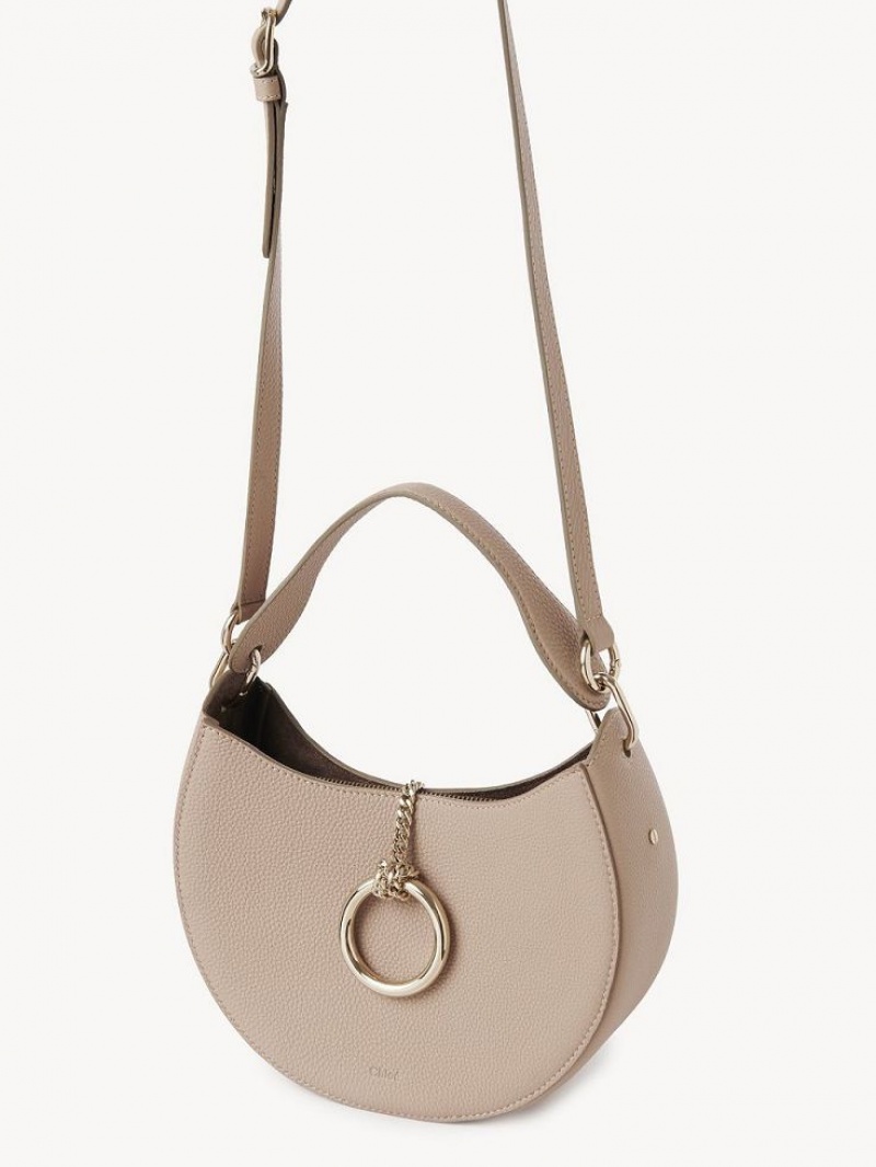 Torba Crossbody Chloe Arlène Small Hobo Beżowe | CHE-SR13575