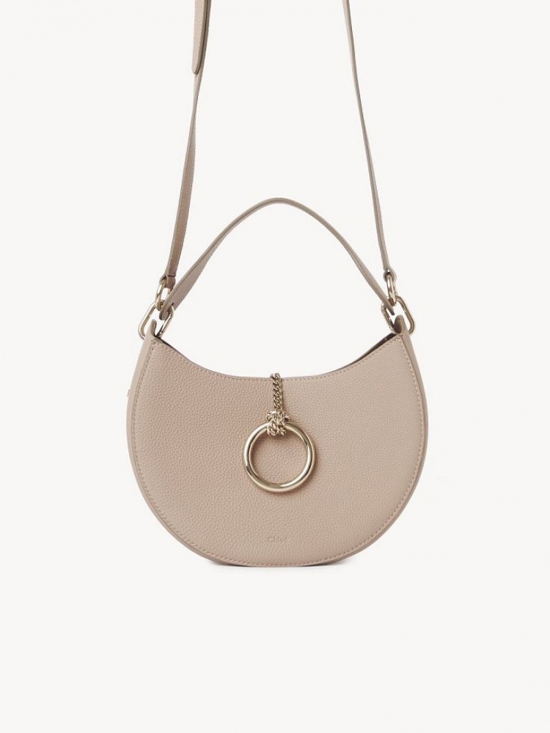 Torba Crossbody Chloe Arlène Small Hobo Beżowe | CHE-SR13575