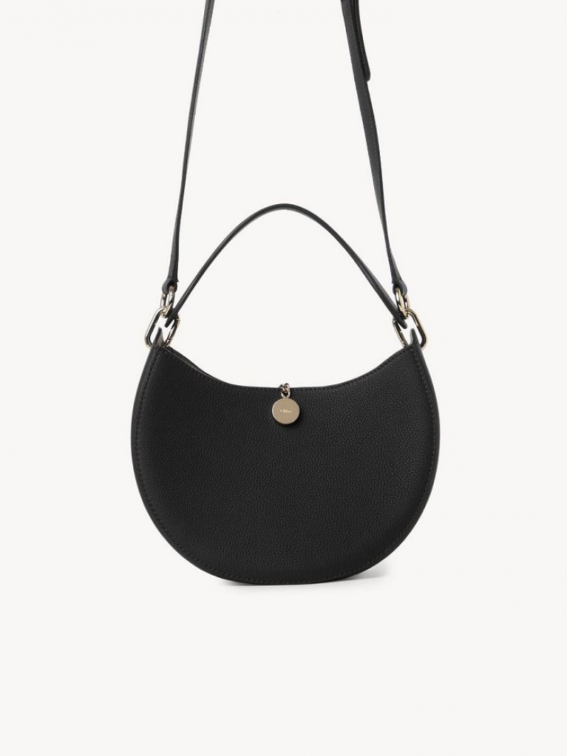 Torba Crossbody Chloe Arlène Small Hobo Czarne | CHE-SR13605