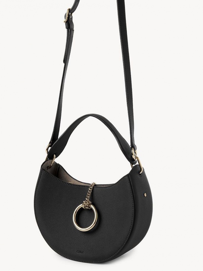 Torba Crossbody Chloe Arlène Small Hobo Czarne | CHE-SR13605