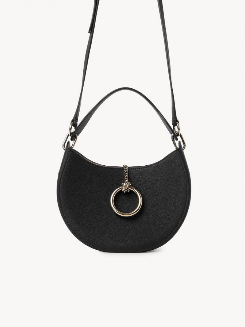 Torba Crossbody Chloe Arlène Small Hobo Czarne | CHE-SR13605