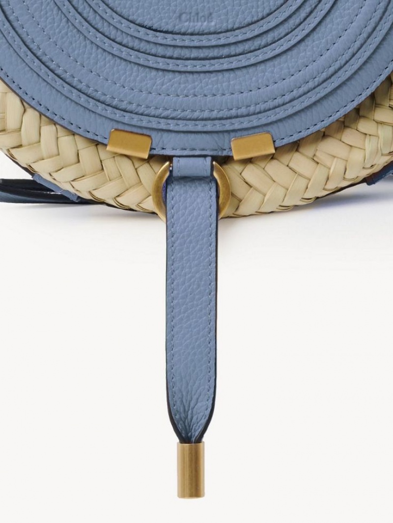 Torba Crossbody Chloe Marcie Basket Jasny Niebieskie | CHE-SR13477