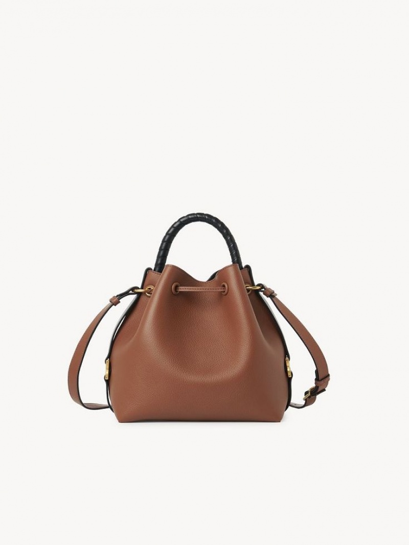 Torba Crossbody Chloe Marcie Bucket Brązowe | CHE-SR13614