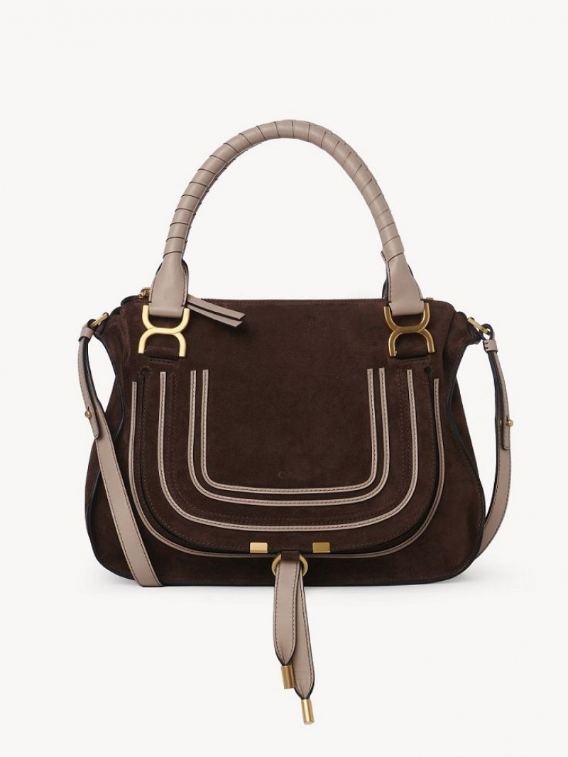 Torba Crossbody Chloe Marcie Double Carry Brązowe | CHE-SR13505