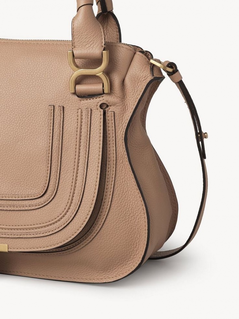 Torba Crossbody Chloe Marcie Double Carry Głęboka Brązowe | CHE-SR13553