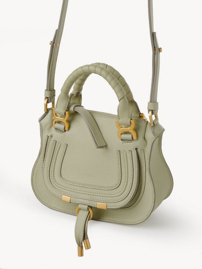 Torba Crossbody Chloe Marcie Mini Double Carry Zielone | CHE-SR13525