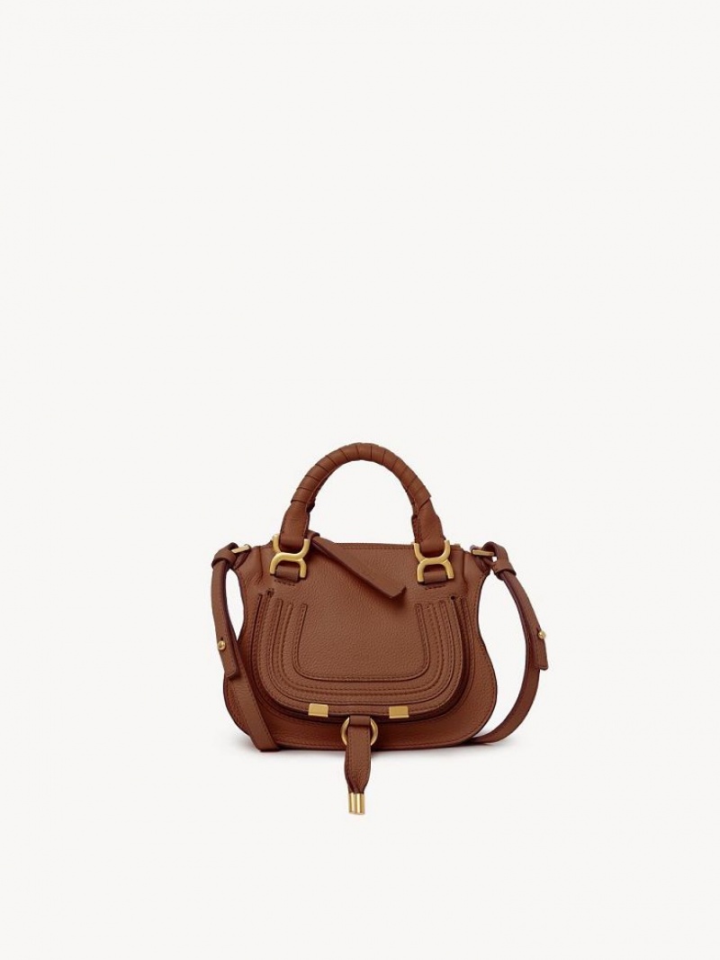 Torba Crossbody Chloe Marcie Mini Double Carry Brązowe | CHE-SR13555