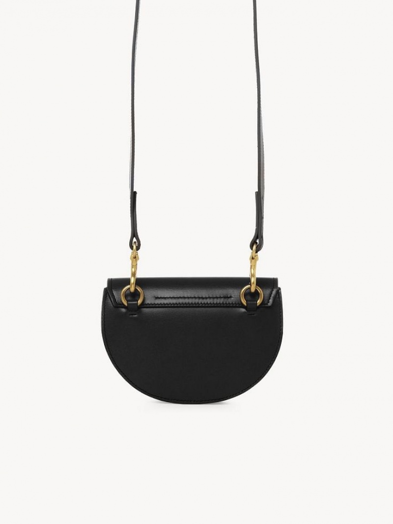 Torba Crossbody Chloe Marcie Mini Flap Czarne | CHE-SR13588