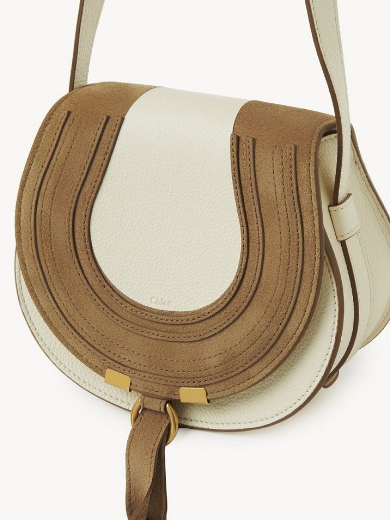 Torba Crossbody Chloe Marcie Small Białe | CHE-SR13579