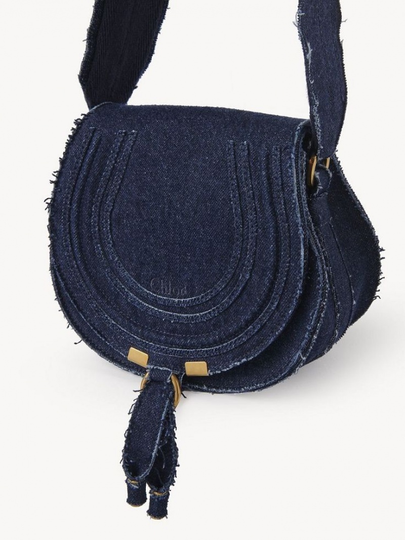 Torba Crossbody Chloe Marcie Small Niebieskie | CHE-SR13580