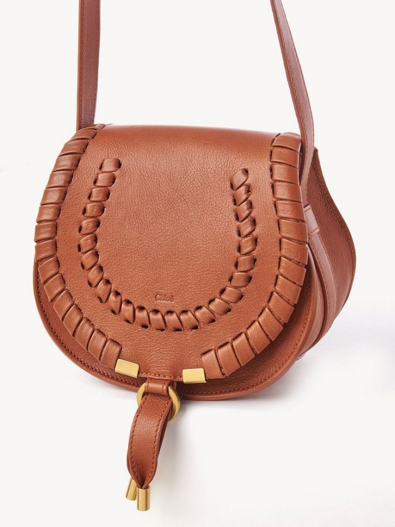 Torba Crossbody Chloe Marcie Small Pomarańczowe | CHE-SR13482