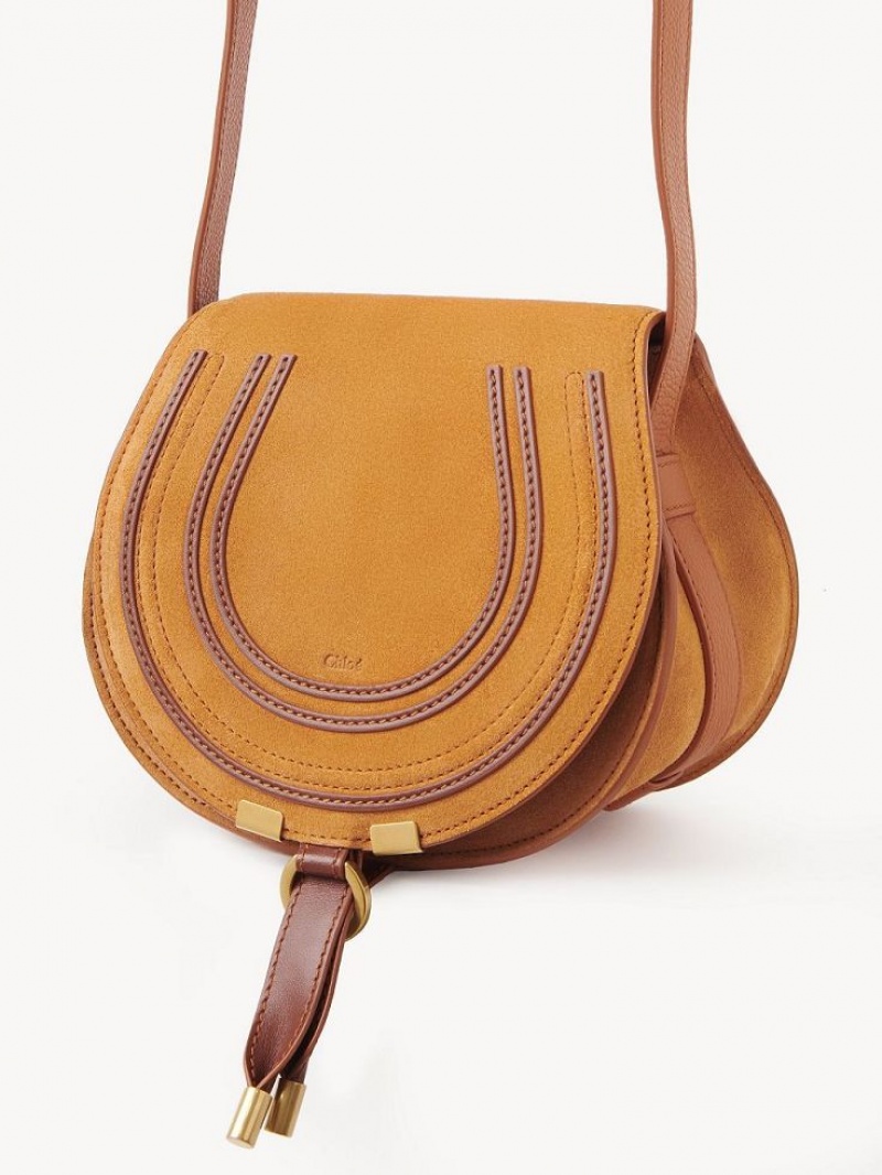 Torba Crossbody Chloe Marcie Small Pomarańczowe | CHE-SR13483