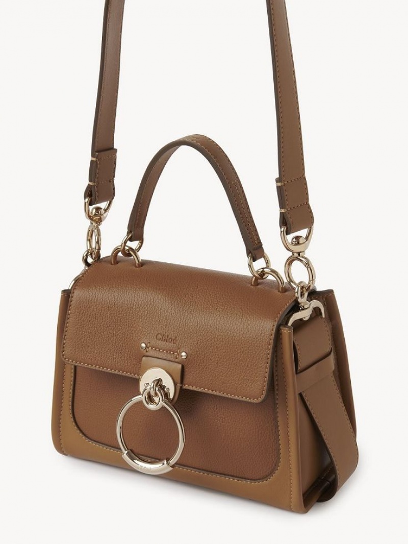 Torba Crossbody Chloe Mini Tess Day Brązowe | CHE-SR13599