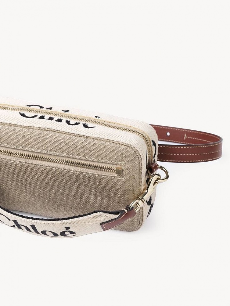 Torba Crossbody Chloe Woody Belt Brązowe | CHE-SR13607