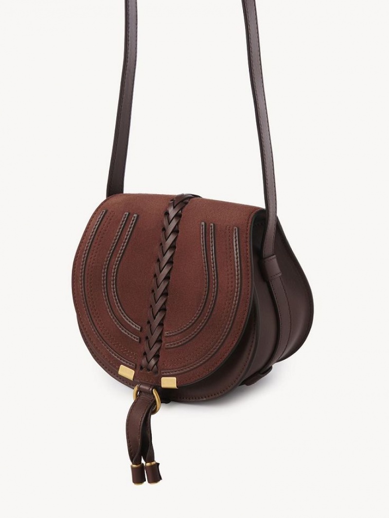 Torby Przez Ramię Chloe Marcie Small Saddle Czerwone | CHE-SR13415