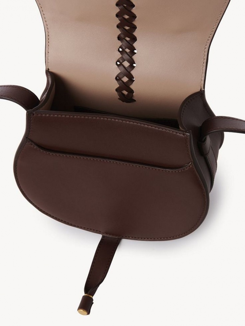 Torby Przez Ramię Chloe Marcie Small Saddle Czerwone | CHE-SR13415