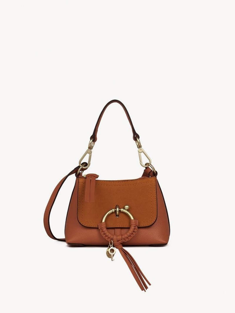 Torby Przez Ramię Chloe Mini Joan Brązowe | CHE-SR14663