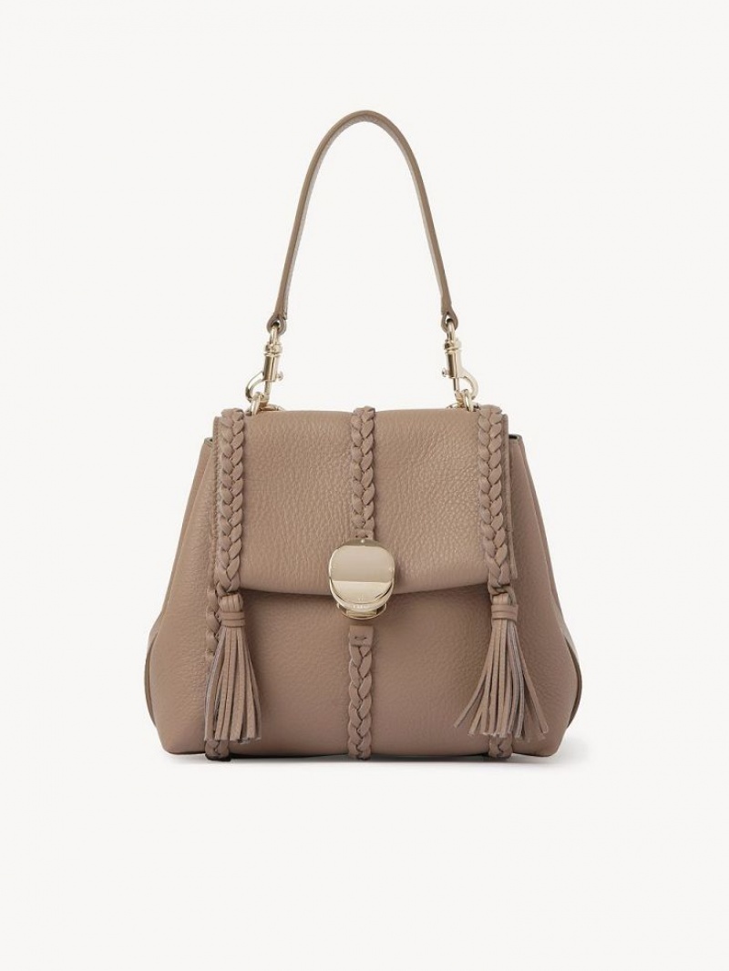 Torby Przez Ramię Chloe Penelope Small Soft Brązowe | CHE-SR13456