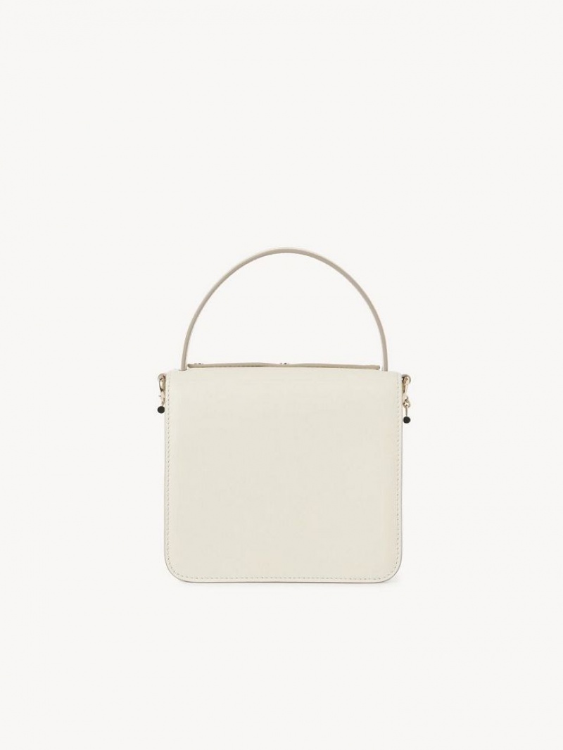 Torby Przez Ramię Chloe Penelope Small Top Handle Białe | CHE-SR13449