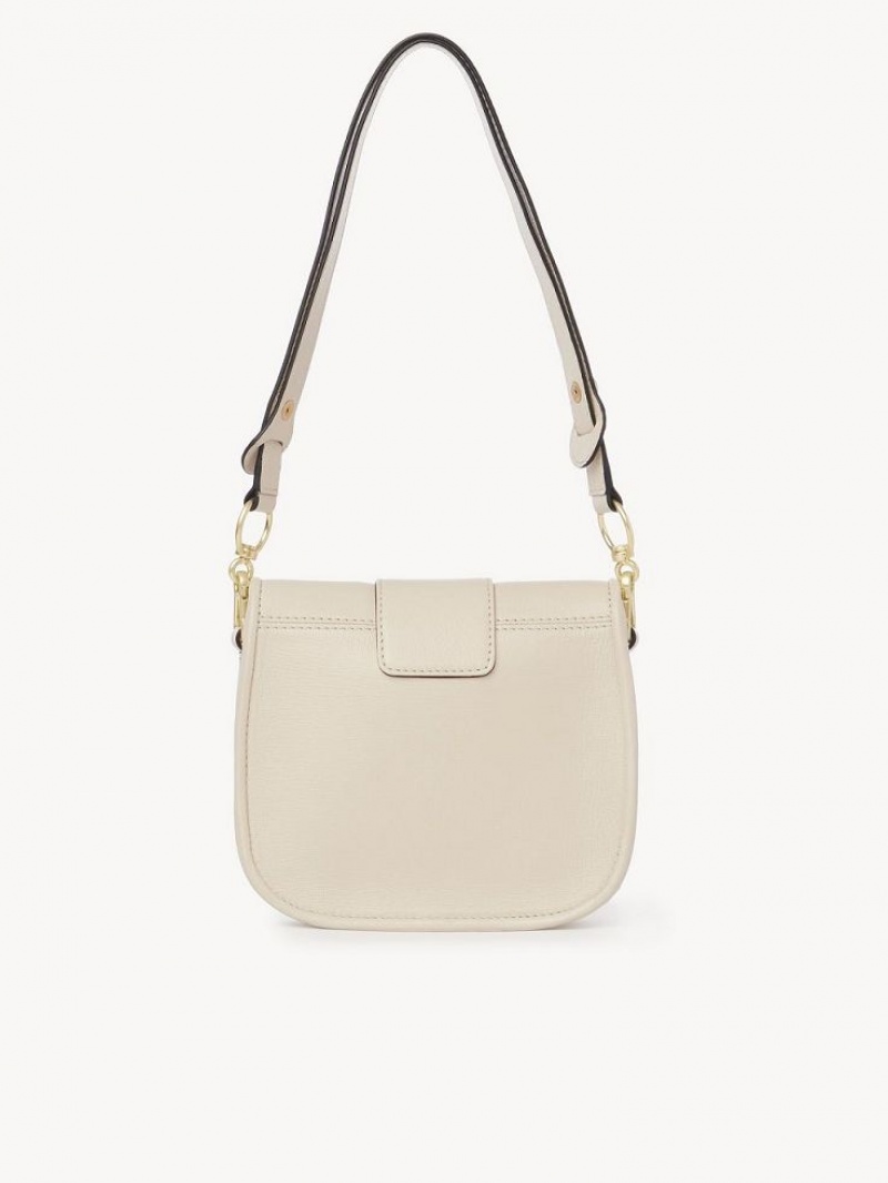 Torby Przez Ramię Chloe Saddie Satchel Beżowe | CHE-SR14668