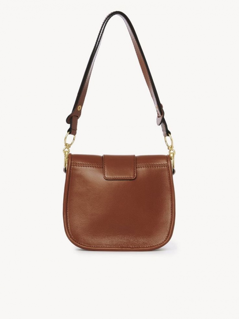 Torby Przez Ramię Chloe Saddie Satchel Brązowe | CHE-SR14632