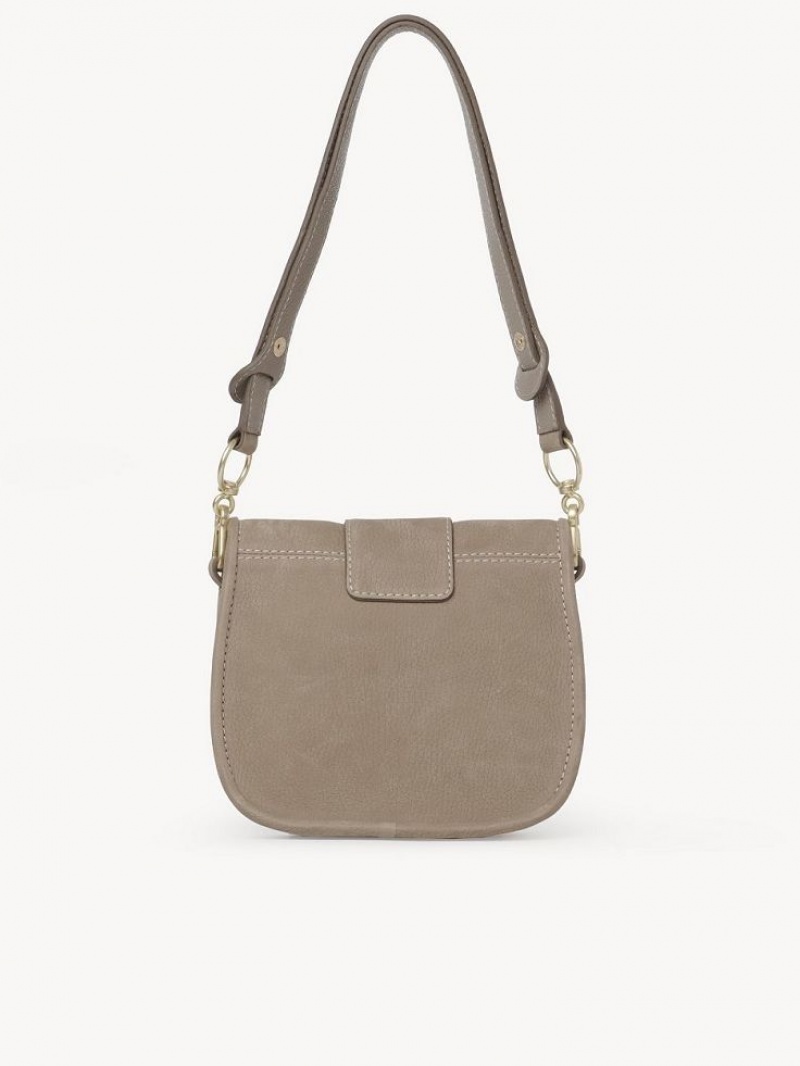 Torby Przez Ramię Chloe Saddie Satchel Szare | CHE-SR14666