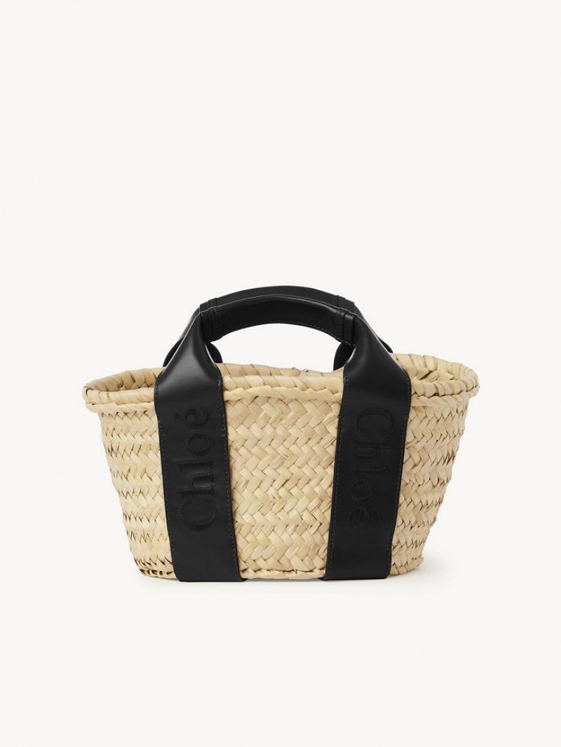 Torby Przez Ramię Chloe Sense Small Basket Czarne | CHE-SR13402