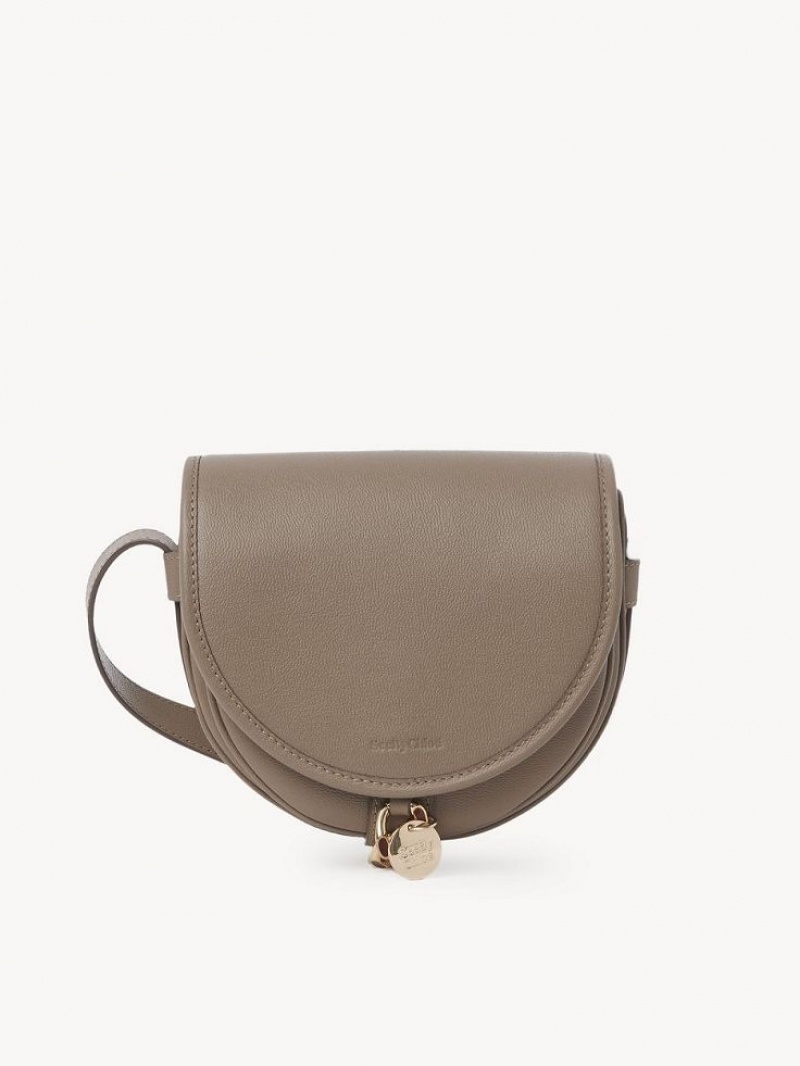 Torby Przez Ramię Chloe Small Mara Saddle Szare | CHE-SR14627