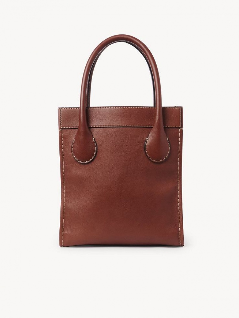 Torby Tote Chloe Edith Brązowe | CHE-SR13293