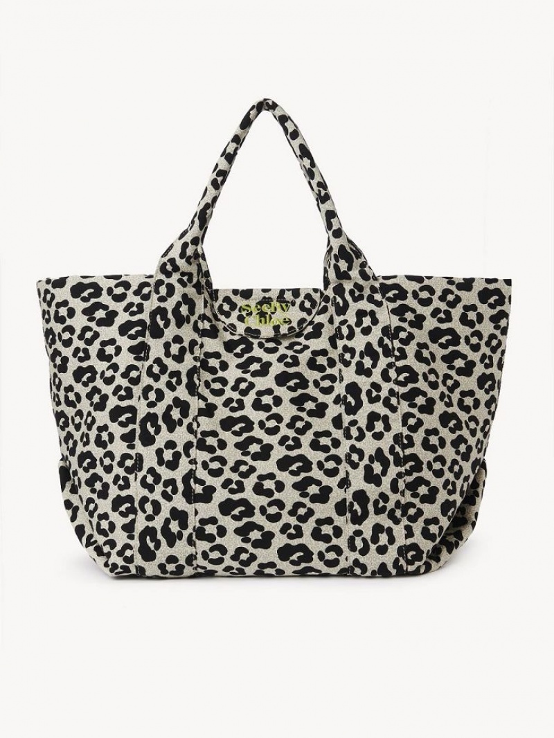 Torby Tote Chloe Laetizia Beżowe | CHE-SR14699