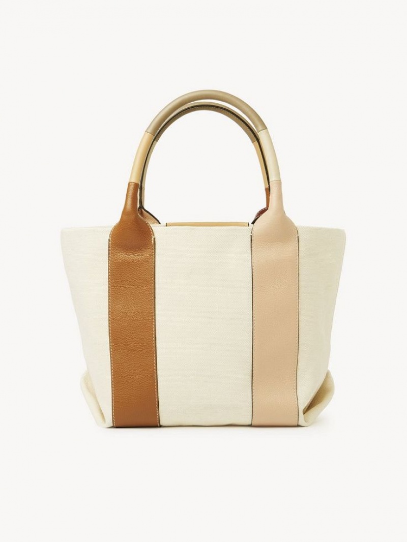 Torby Tote Chloe Laetizia Small Brązowe | CHE-SR14710