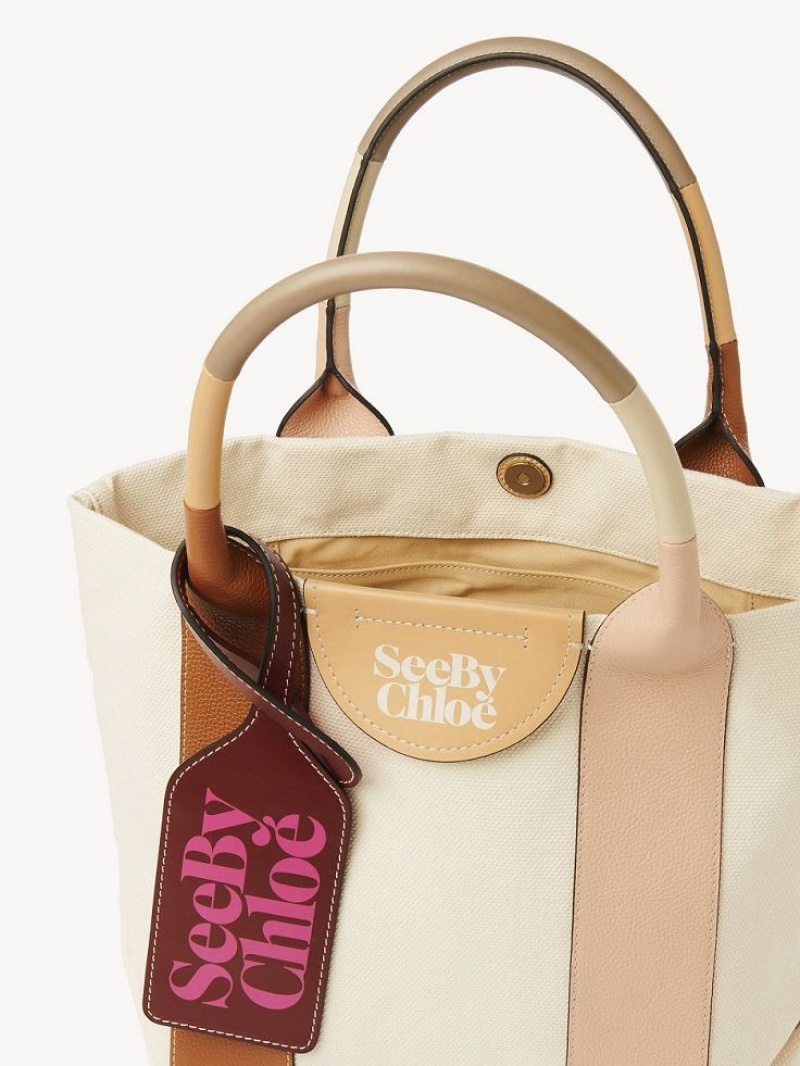 Torby Tote Chloe Laetizia Small Brązowe | CHE-SR14710