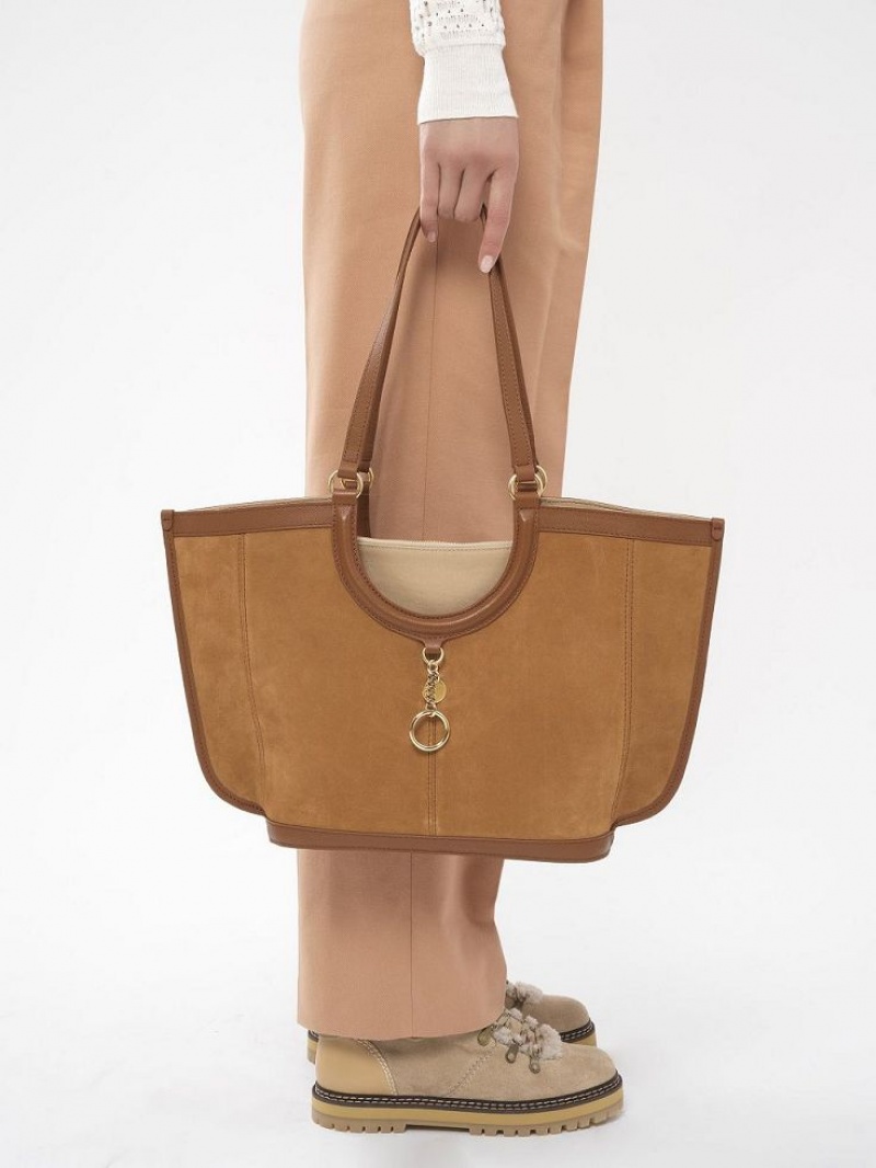 Torby Tote Chloe Mara Brązowe | CHE-SR14704