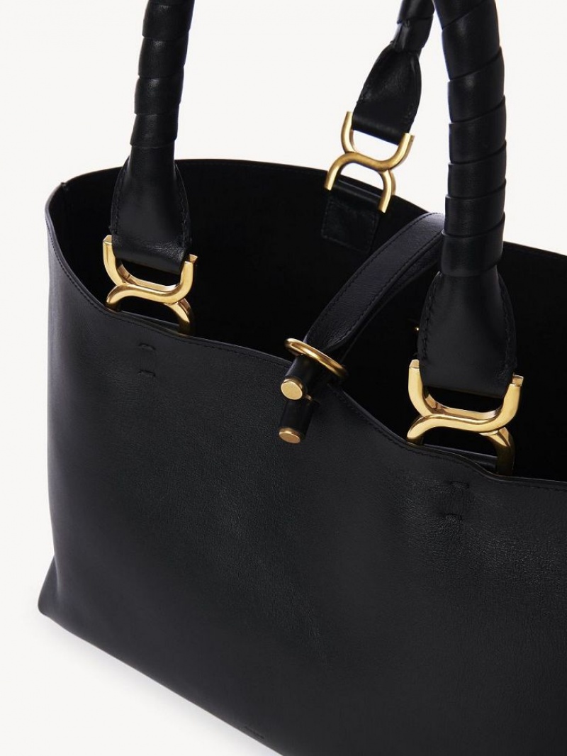 Torby Tote Chloe Marcie Small Czarne | CHE-SR13389