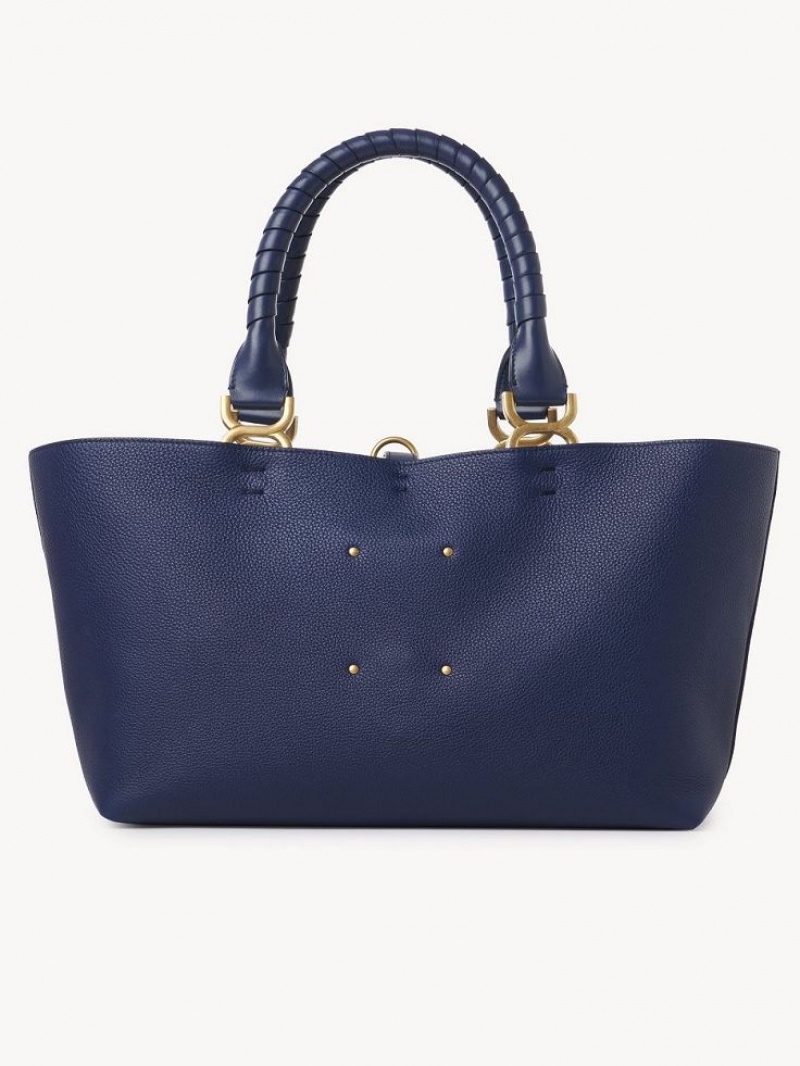 Torby Tote Chloe Marcie Small Niebieskie | CHE-SR13334