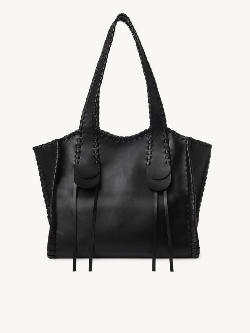 Torby Tote Chloe Medium Mony Czarne | CHE-SR13378