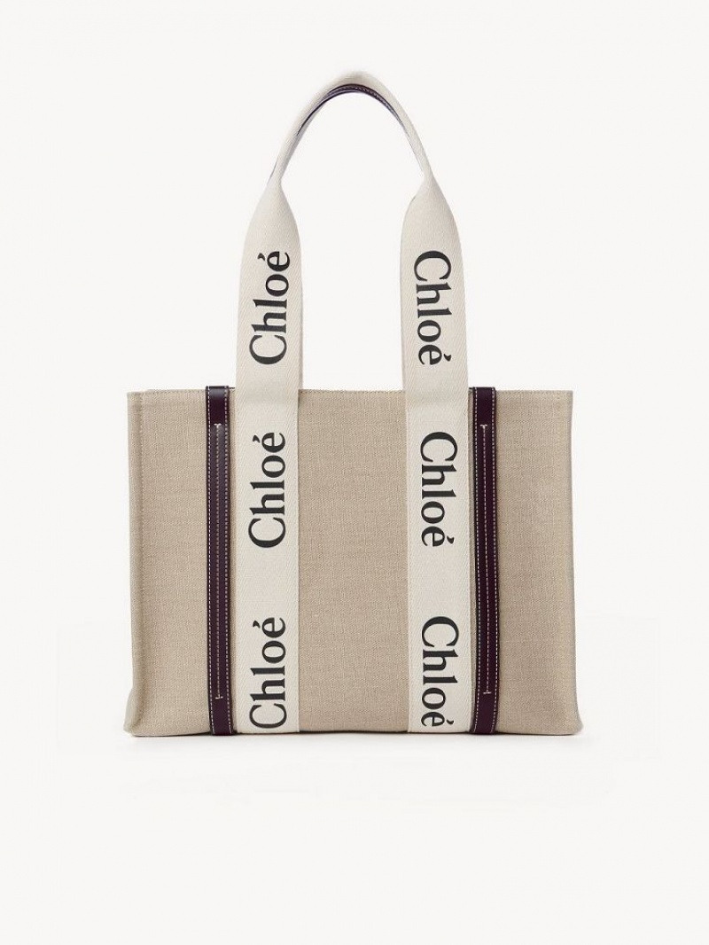 Torby Tote Chloe Medium Woody Jasny | CHE-SR13362