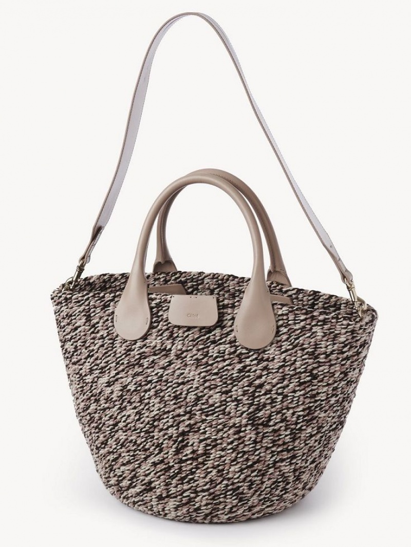 Torby Tote Chloe Sabia Hamper Beżowe | CHE-SR13337