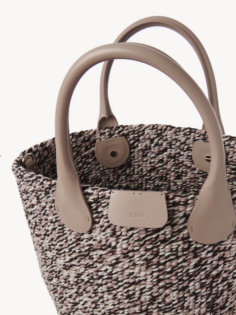 Torby Tote Chloe Sabia Hamper Beżowe | CHE-SR13337