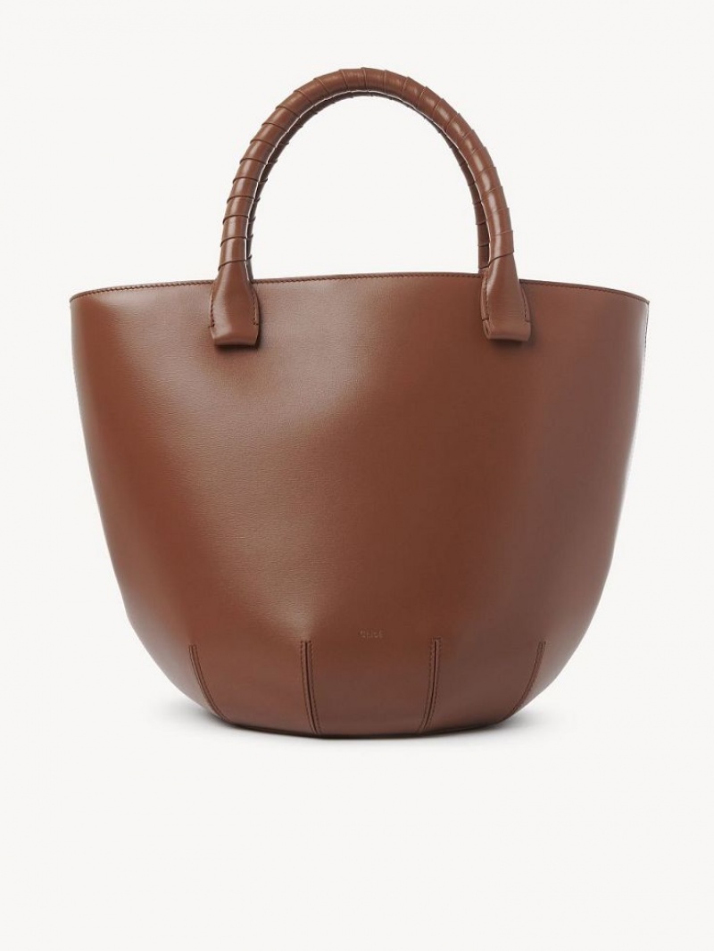 Torby Tote Chloe Sabia Hamper Brązowe | CHE-SR13370