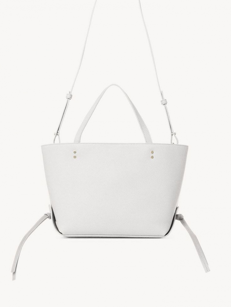 Torby Tote Chloe Sense Small East-west Białe | CHE-SR13328