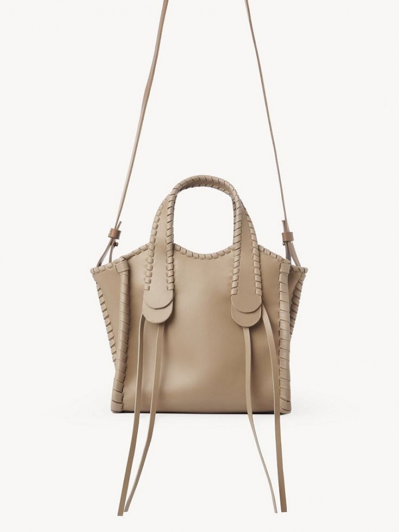 Torby Tote Chloe Small Mony Brązowe | CHE-SR13400