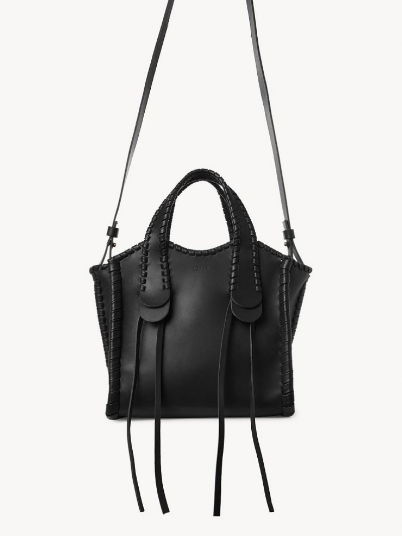 Torby Tote Chloe Small Mony Czarne | CHE-SR13377