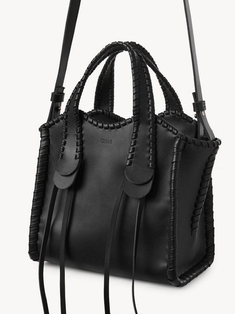 Torby Tote Chloe Small Mony Czarne | CHE-SR13377